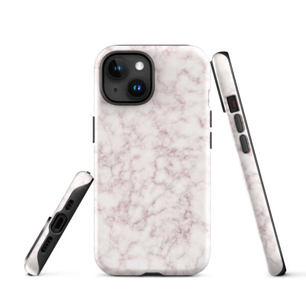 Rose Modern Fluid Marble Tough Case for iPhone® - Image 4