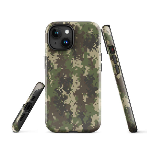 Green Camouflage Tough Case for iPhone® - Image 4