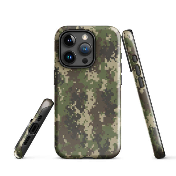 Green Camouflage Tough Case for iPhone® - Image 3