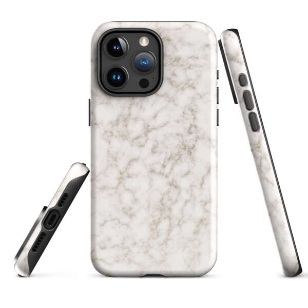 Bronze Modern Fluid Marble Tough Case for iPhone®