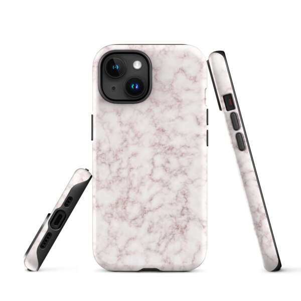 Rose Modern Fluid Marble Tough Case for iPhone® - Image 5