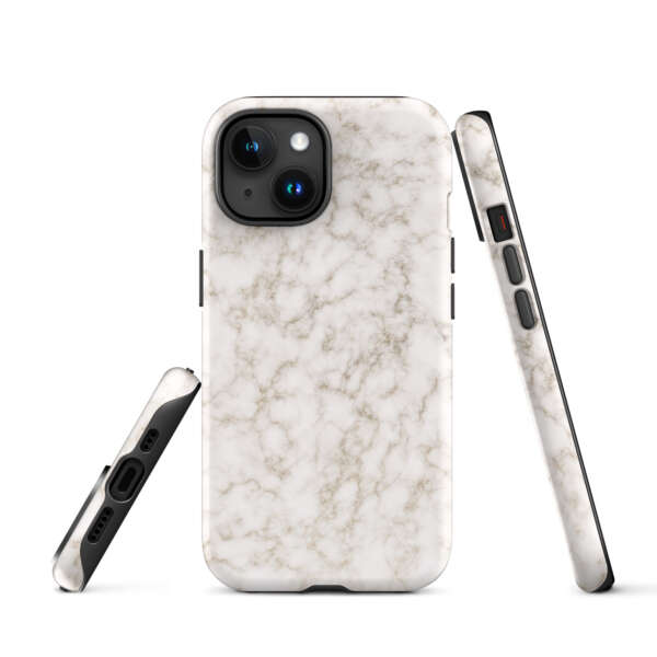 Bronze Modern Fluid Marble Tough Case for iPhone® - Image 5