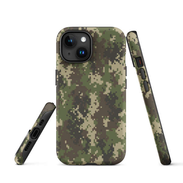 Green Camouflage Tough Case for iPhone® - Image 5