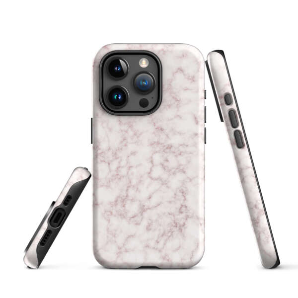 Rose Modern Fluid Marble Tough Case for iPhone® - Image 8
