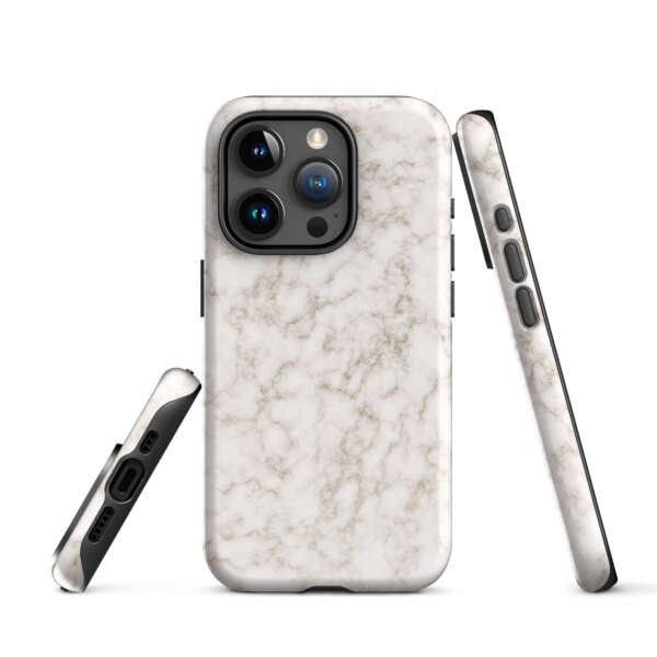 Bronze Modern Fluid Marble Tough Case for iPhone® - Image 8