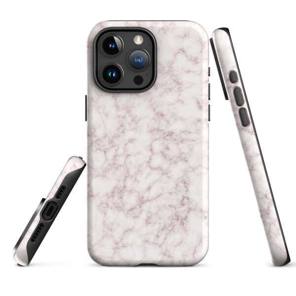 Rose Modern Fluid Marble Tough Case for iPhone® - Image 2