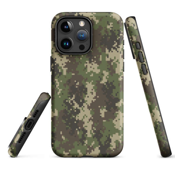 Green Camouflage Tough Case for iPhone® - Image 2