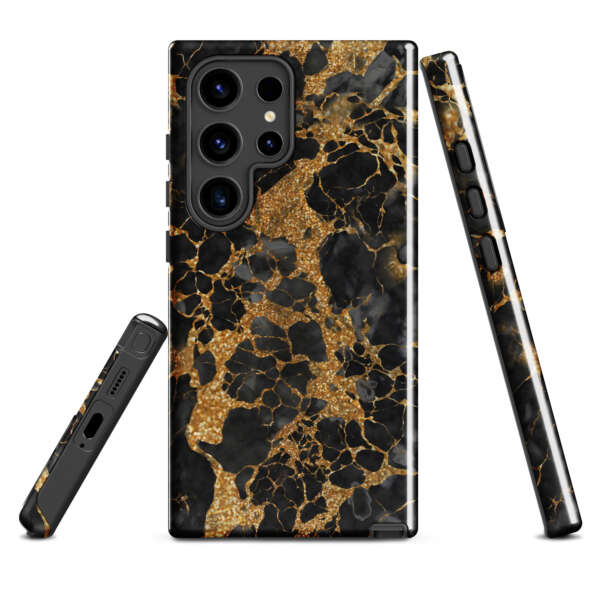 Black And Gold Marble Tough case for Samsung®