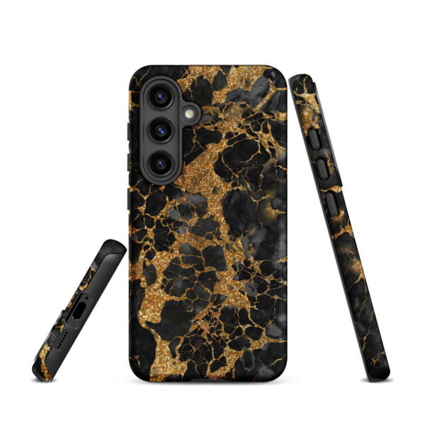 Black And Gold Marble Tough case for Samsung® - Image 6