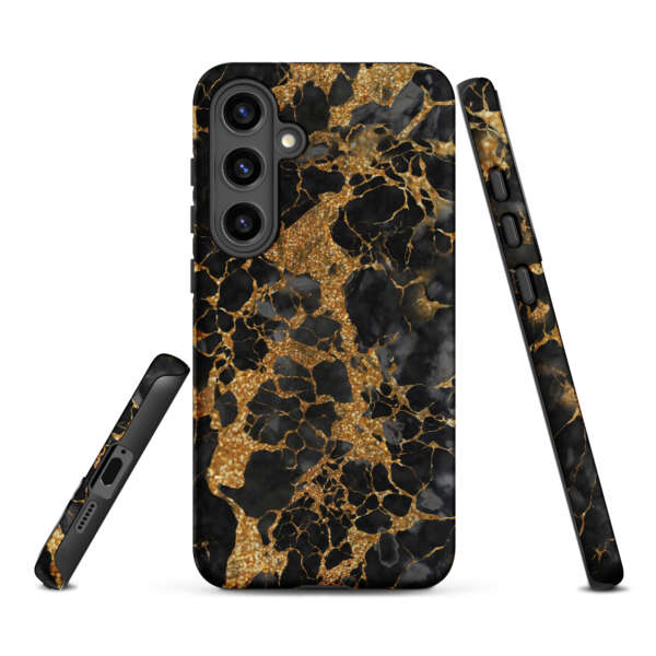 Black And Gold Marble Tough case for Samsung® - Image 5